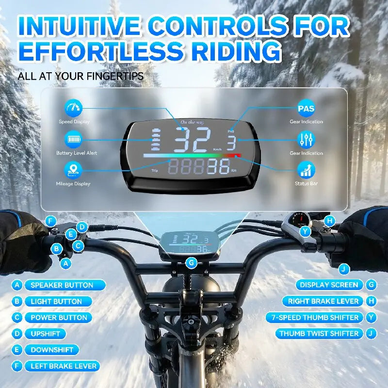 14 20 inch Electric fat bike 1000w 2000w 30-50MPH 30-60Miles Adjustable front brake seat,For Cycling Electric Bicycle