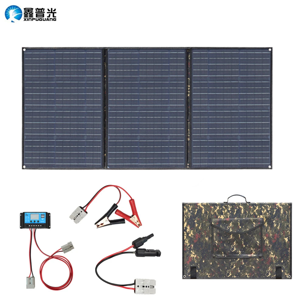 Foldable Solar Panel 200W 150W 100W 12V Portable Solar panel