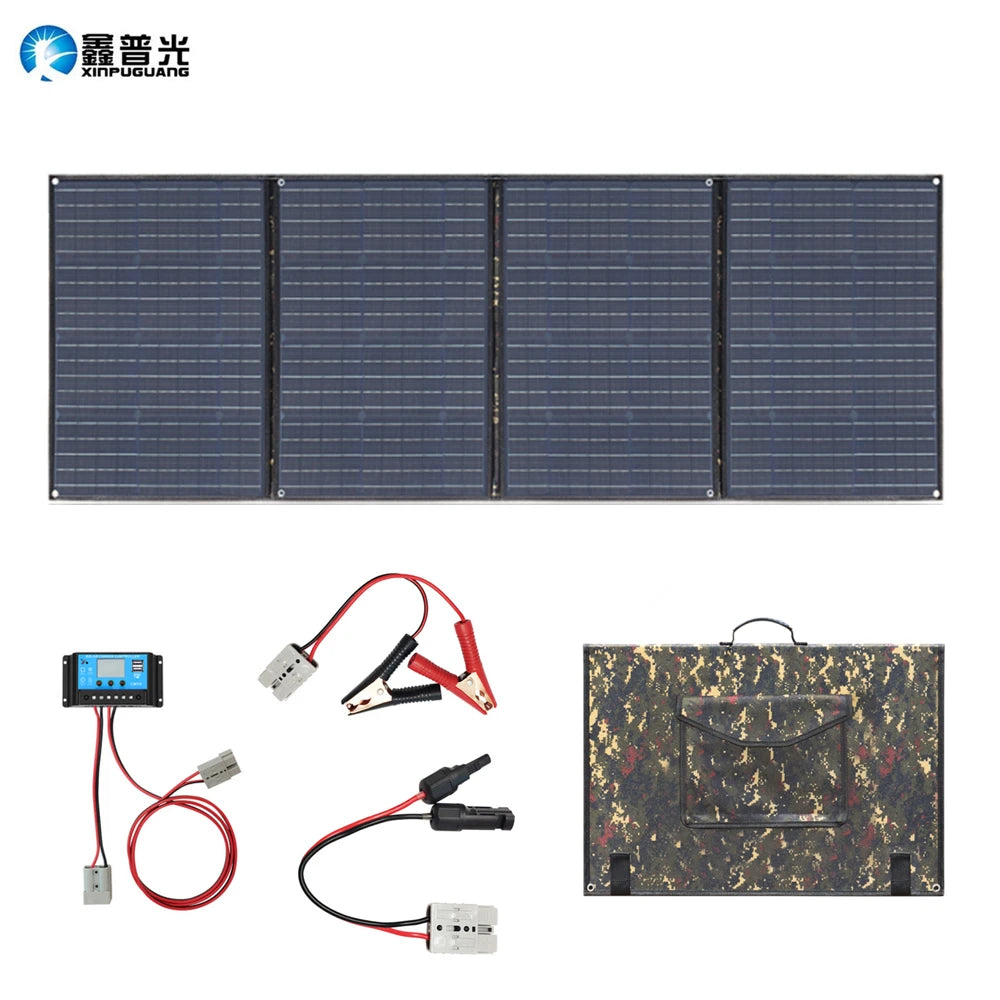 Foldable Solar Panel 200W 150W 100W 12V Portable Solar panel