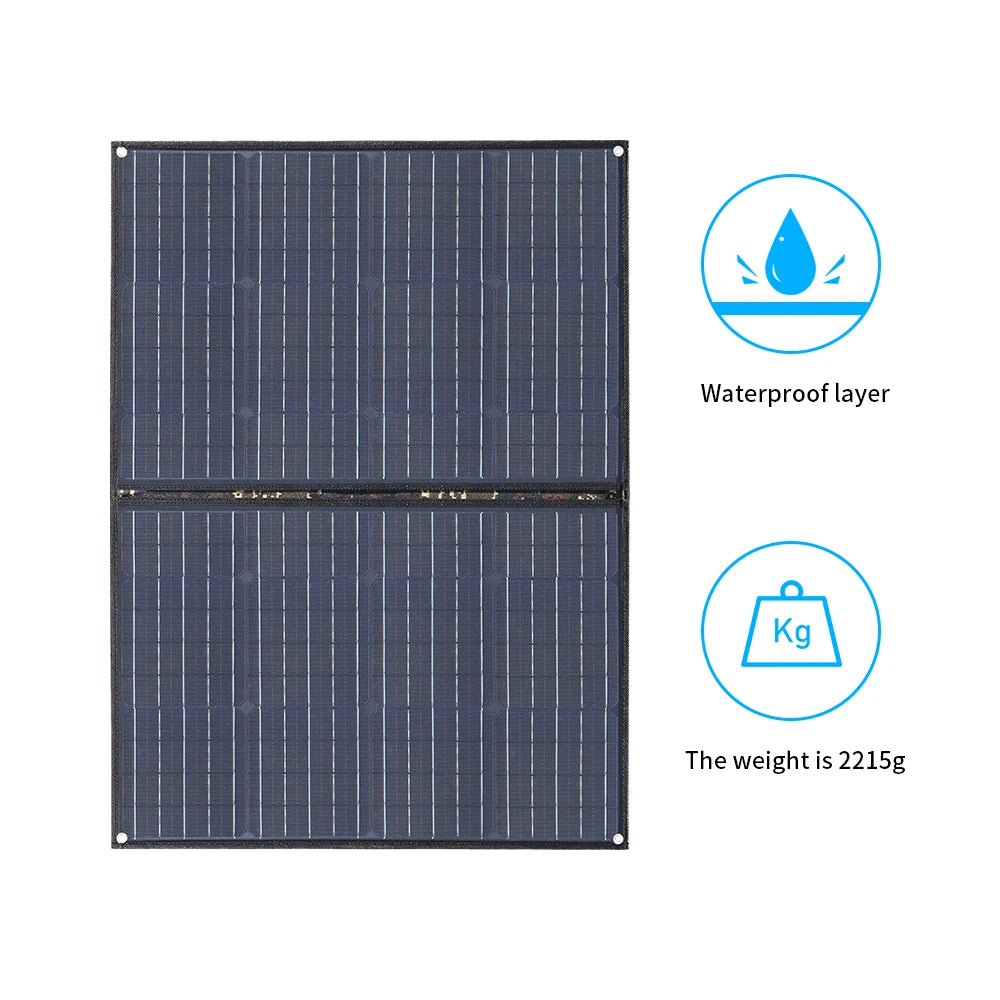 Foldable Solar Panel 200W 150W 100W 12V Portable Solar panel