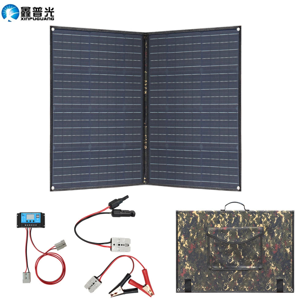 Foldable Solar Panel 200W 150W 100W 12V Portable Solar panel