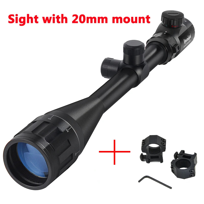 6-24x50 AOE Hunting Scopes Illuminated Red/Green Reticle