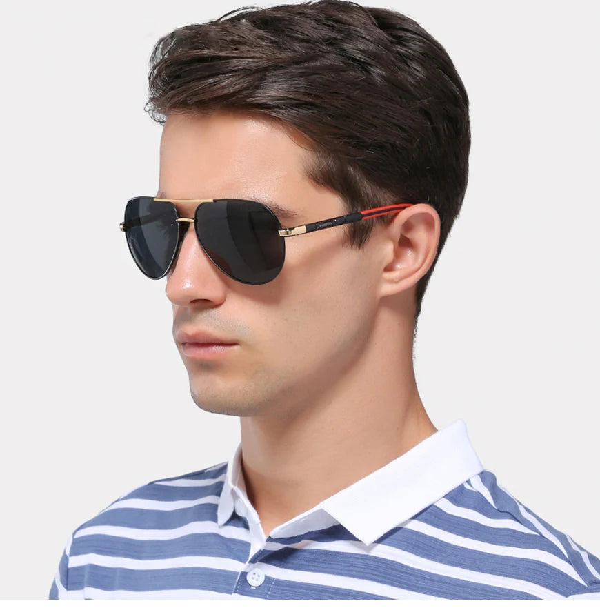 Aluminum Polarized Sunglasses  Driving Glasses Pilot Sun Glasses