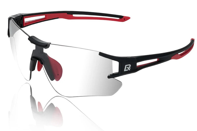 Photochromic Cycling Glasses UV400 Outdoors Sports Bicycle Sunglasses Frameless
