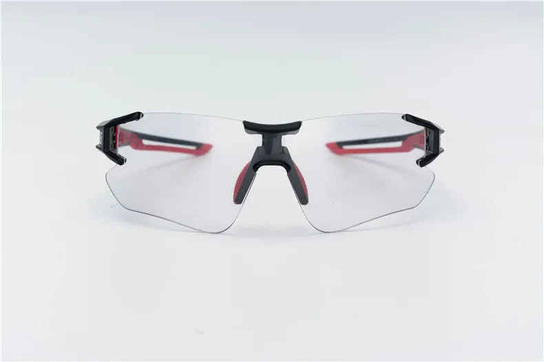 Photochromic Cycling Glasses UV400 Outdoors Sports Bicycle Sunglasses Frameless