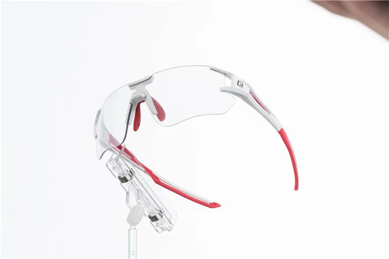 Photochromic Cycling Glasses UV400 Outdoors Sports Bicycle Sunglasses Frameless