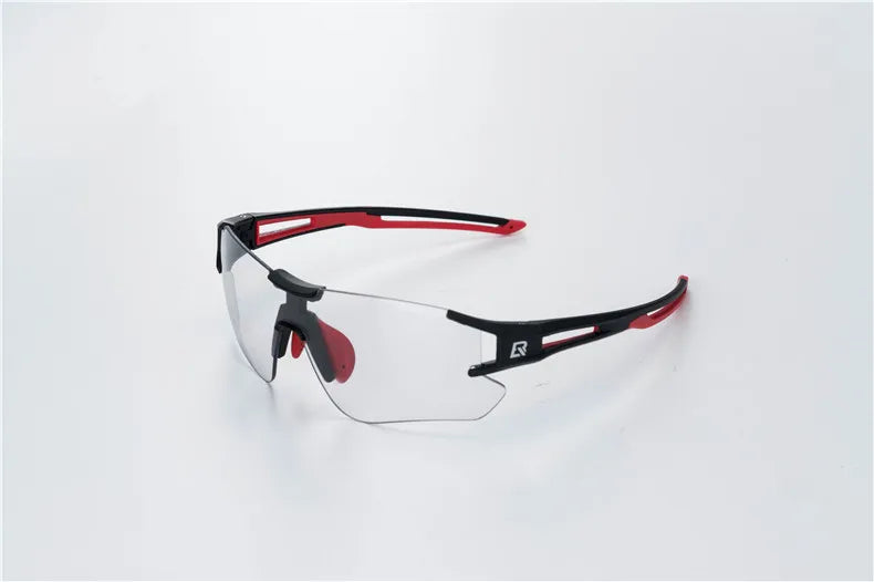 Photochromic Cycling Glasses UV400 Outdoors Sports Bicycle Sunglasses Frameless