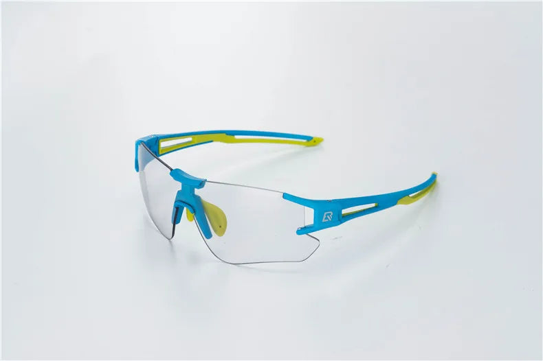 Photochromic Cycling Glasses UV400 Outdoors Sports Bicycle Sunglasses Frameless