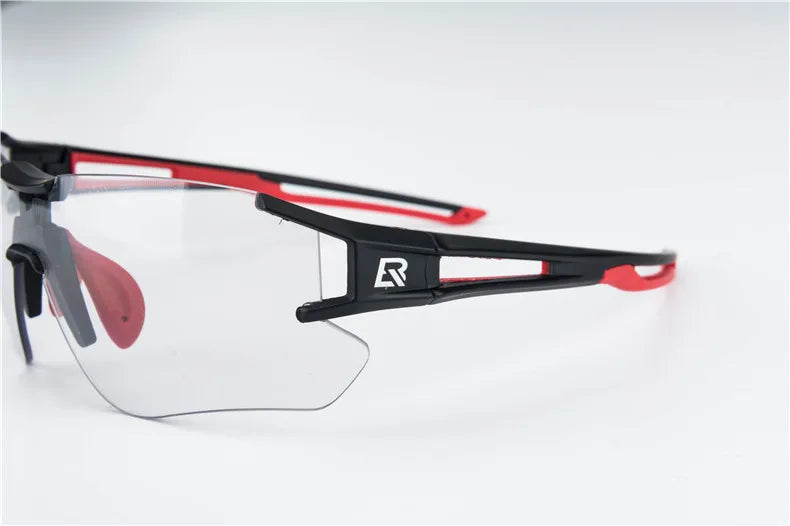 Photochromic Cycling Glasses UV400 Outdoors Sports Bicycle Sunglasses Frameless