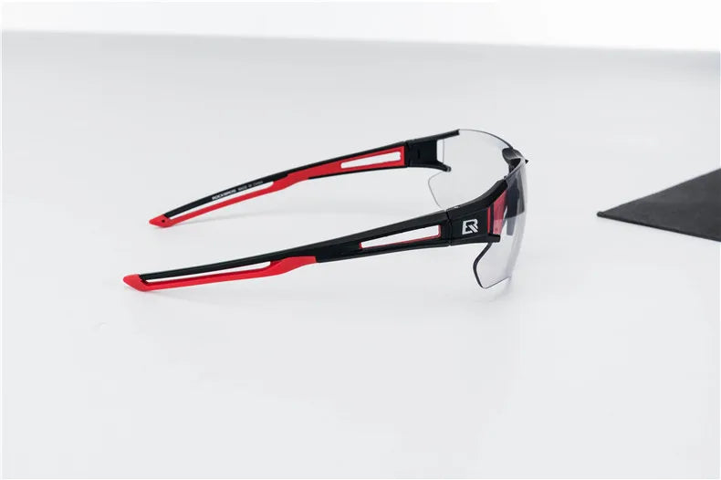 Photochromic Cycling Glasses UV400 Outdoors Sports Bicycle Sunglasses Frameless