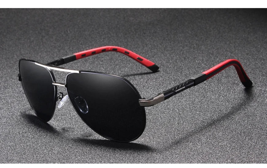 Aluminum Polarized Sunglasses  Driving Glasses Pilot Sun Glasses