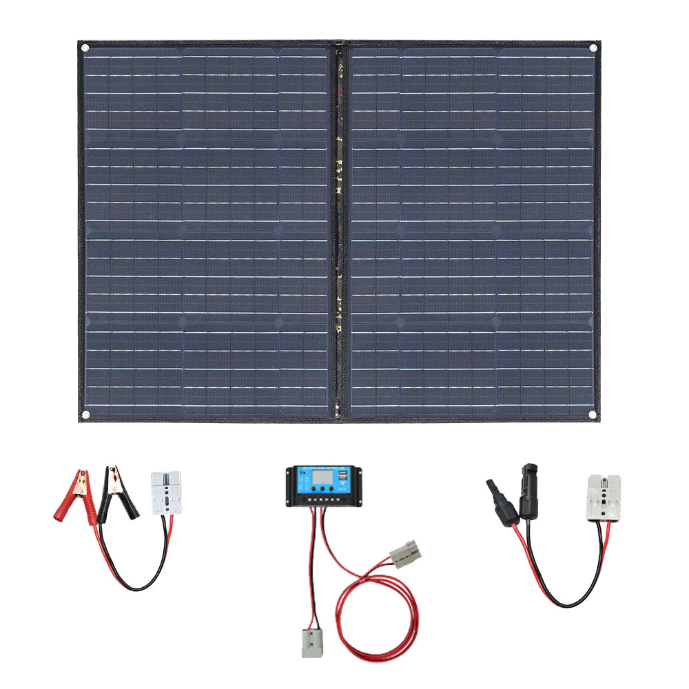 Foldable Solar Panel 200W 150W 100W 12V Portable Solar panel