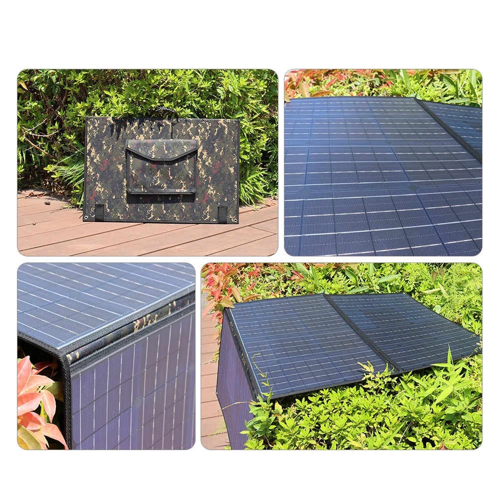 Foldable Solar Panel 200W 150W 100W 12V Portable Solar panel