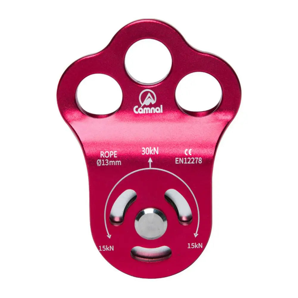 Climbing Pulley 30  3-Hole Double Bearing Pulley Mountaineering7075 Aviation Alumi