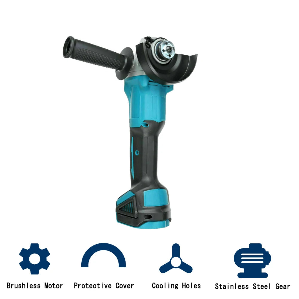Impact Wrench 125mm Brushless Electric  and Angle Grinder 18V Battery