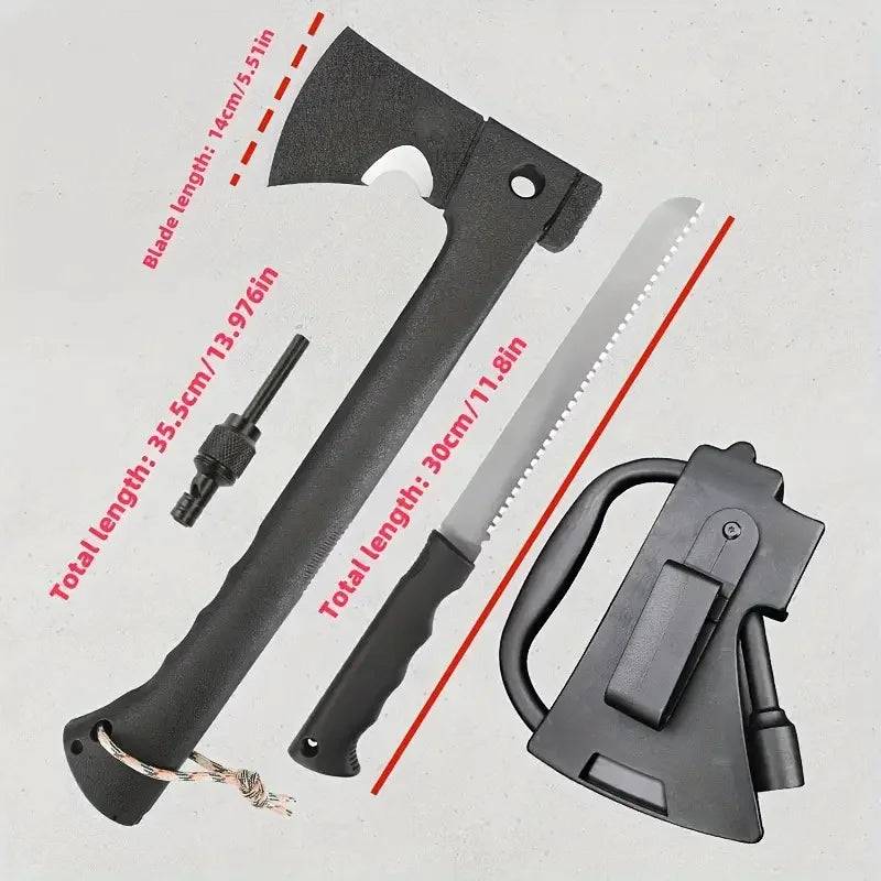 Survival Axe with Fire Starter - Multi-Use