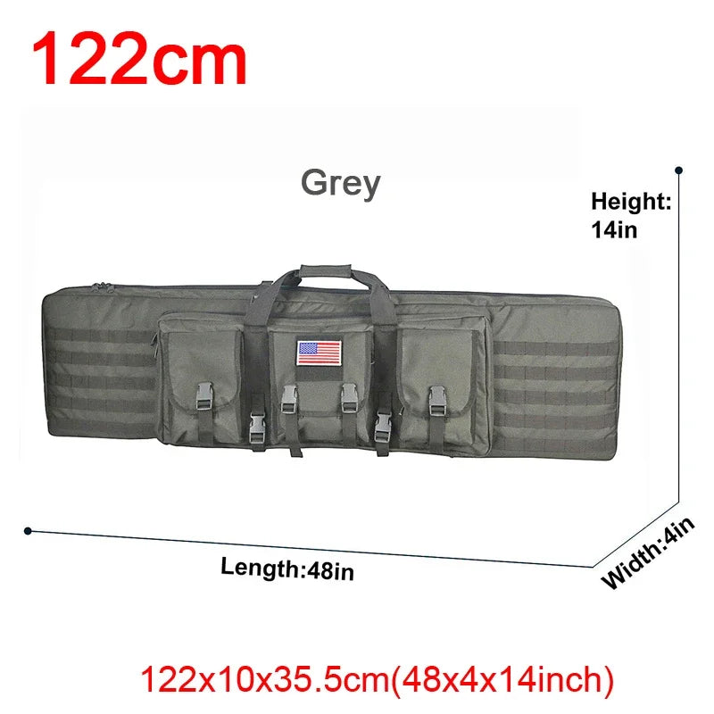 81 97 106 122cm Tactical Gun Bag Double Rifle Case