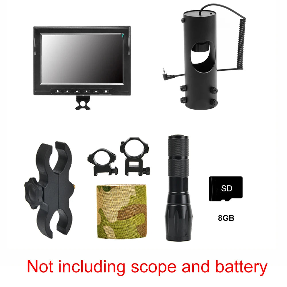 Night Vision Riflescope Hunting Scopes 850nm Infrared LED IR Waterproof Night Vision Hunting Camera