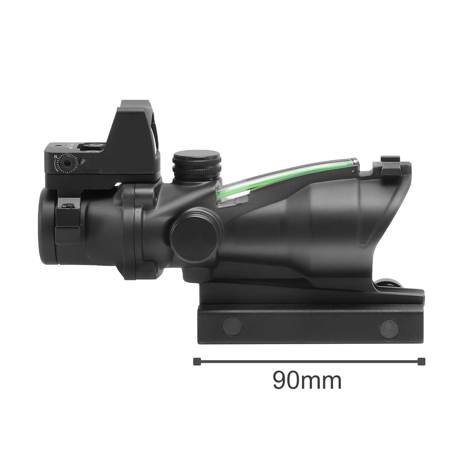 Adjustable 4x32 Red Dot 1x  4x Scope  Red Dot Tactical Scope 20mm Rail