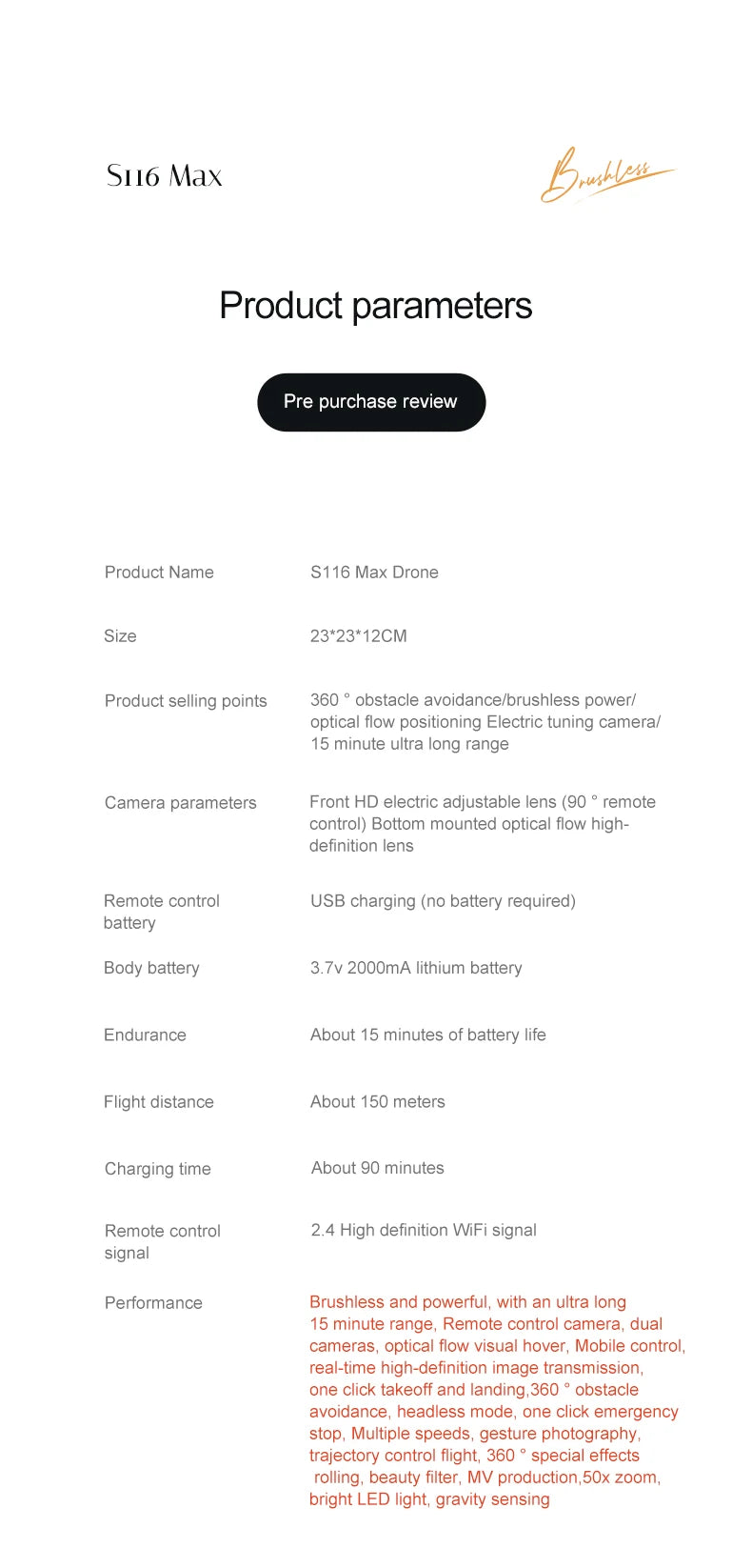 Drone  with 3 Batteries 8K Dual Camera Optical Flow Brushless 360°