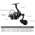 Ultra Lightweight Fishing Reel 13+1BB High Speed Gear Ratio 5.2:1 Mini Spinning Reel