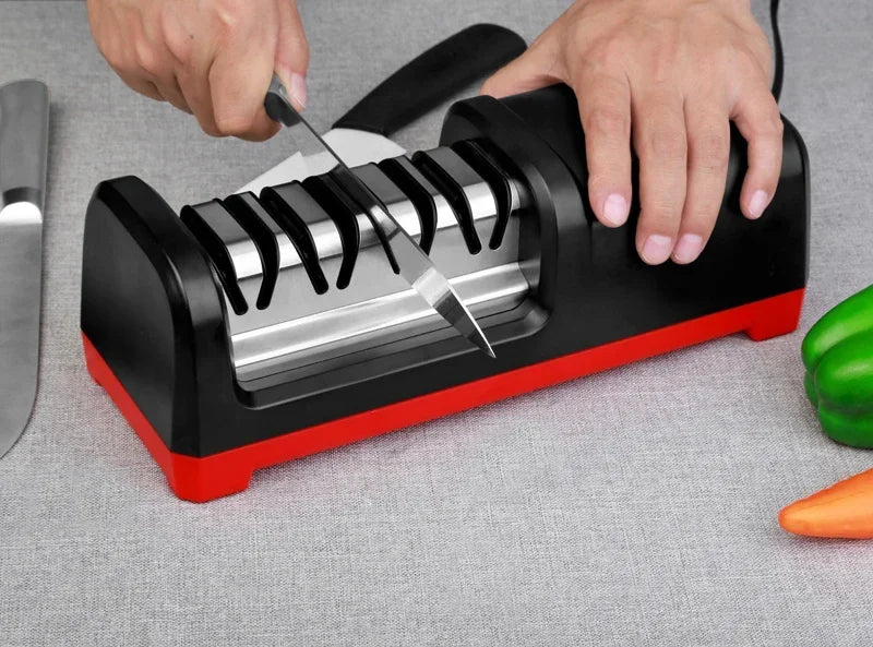 4 Stage Diamond Electric Knife Sharpener