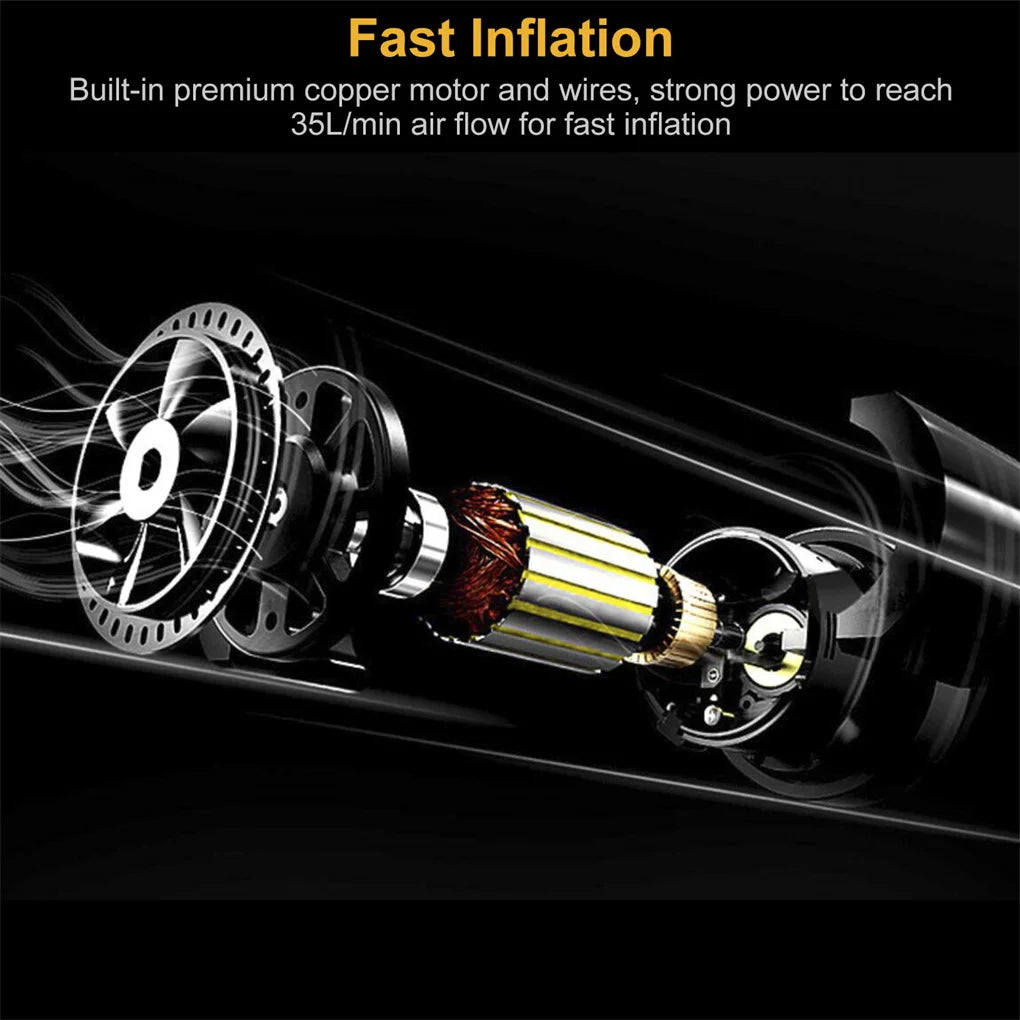 Car Tire Air Pump Portable Air Compressor Pump DC 12V