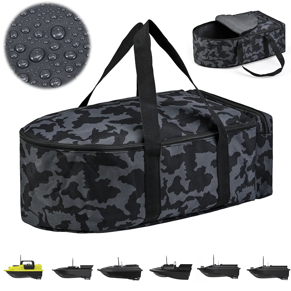 Bait Boat Carry Bag Water Repellent Fishing Tackle Bag Double Zipper