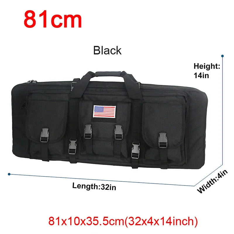 81 97 106 122cm Tactical Gun Bag Double Rifle Case