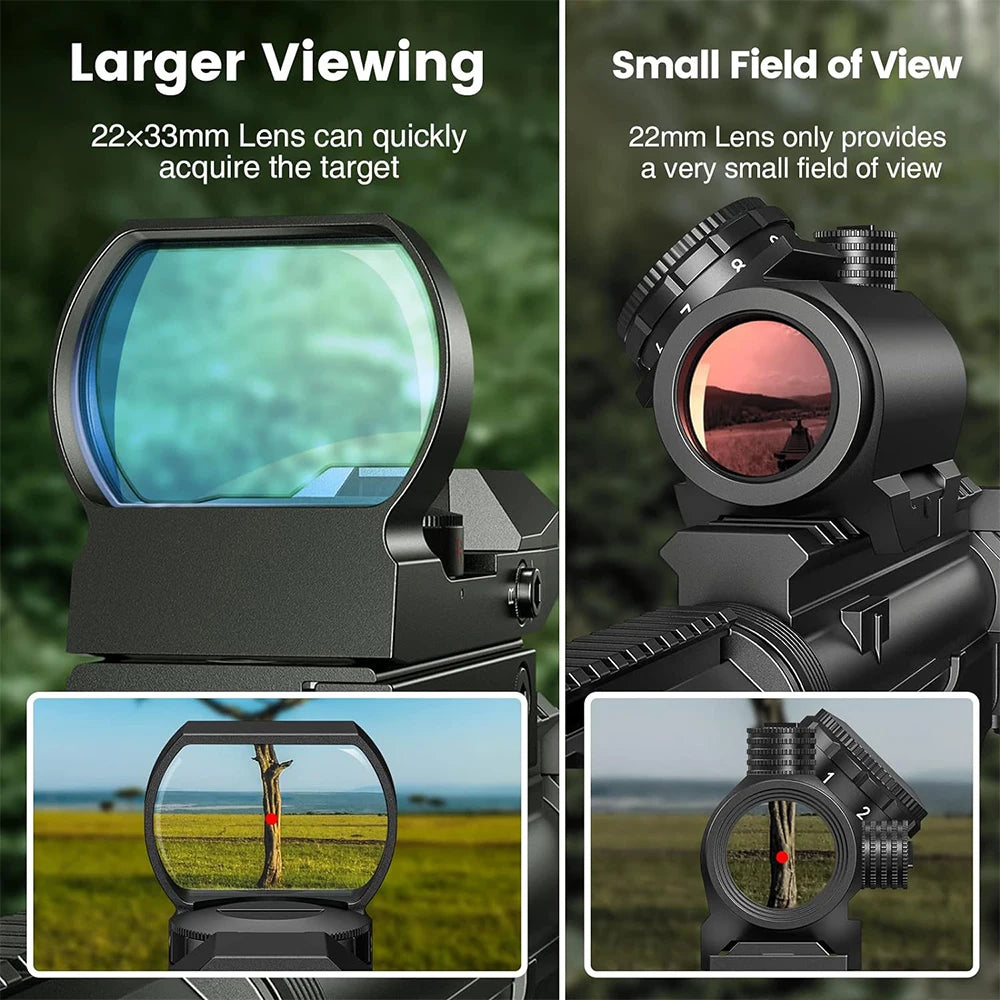 Tactical Red Green Dot Sight  with 20mm Rail