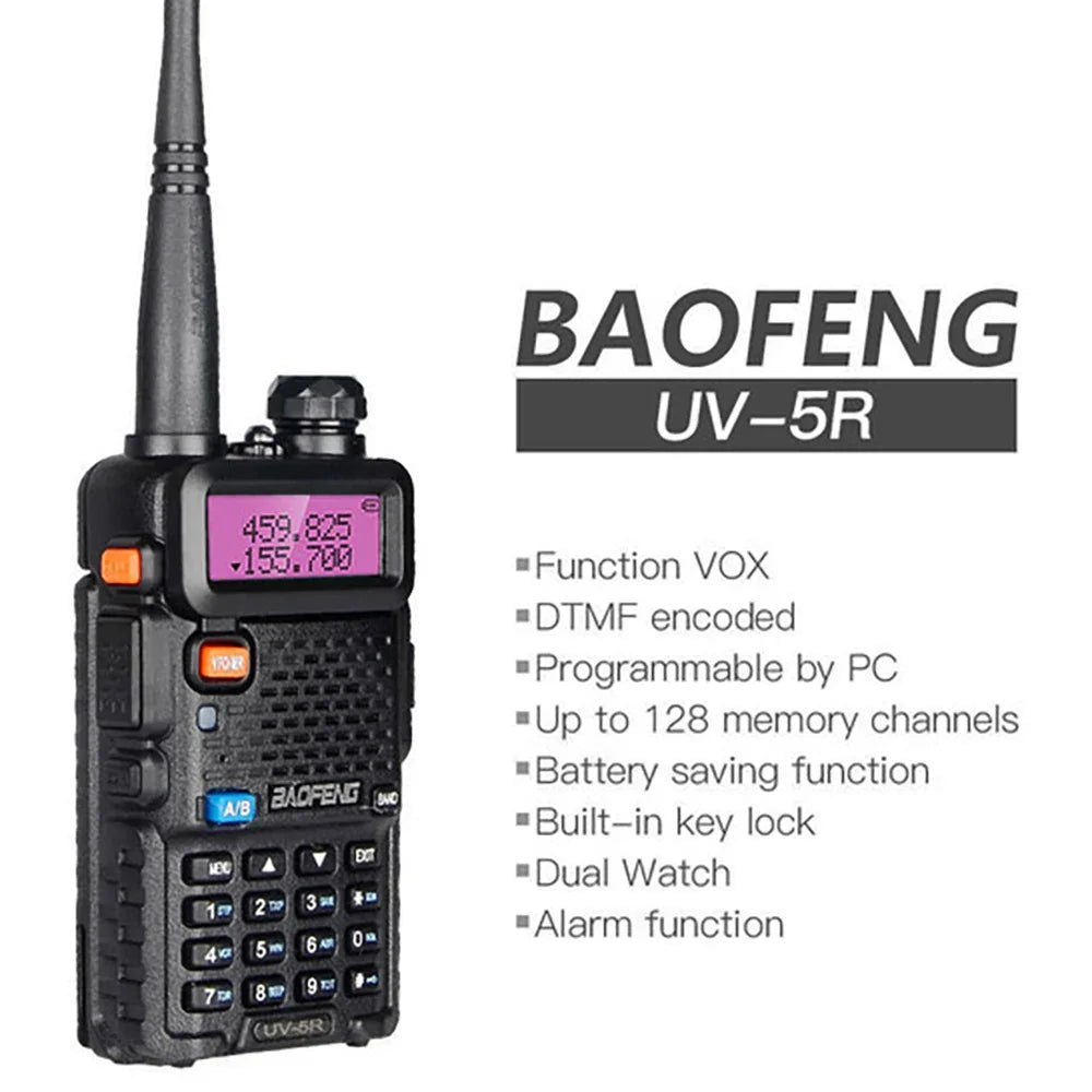5W 8W High Power Dual Band Two Way Radio Long Range Handheld Portable Walkies Talkies
