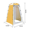 Portable Privacy Shower Tent Outdoor Waterproof Changing Room Shelter