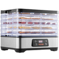 5 Tray Food Dehydrator Machine 300W Stainless Steel Electric Food Dryer