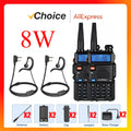 5W 8W High Power Dual Band Two Way Radio Long Range Handheld Portable Walkies Talkies