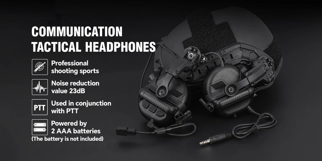 Tactical Hunting Headset Electronic Hearing Protector Active