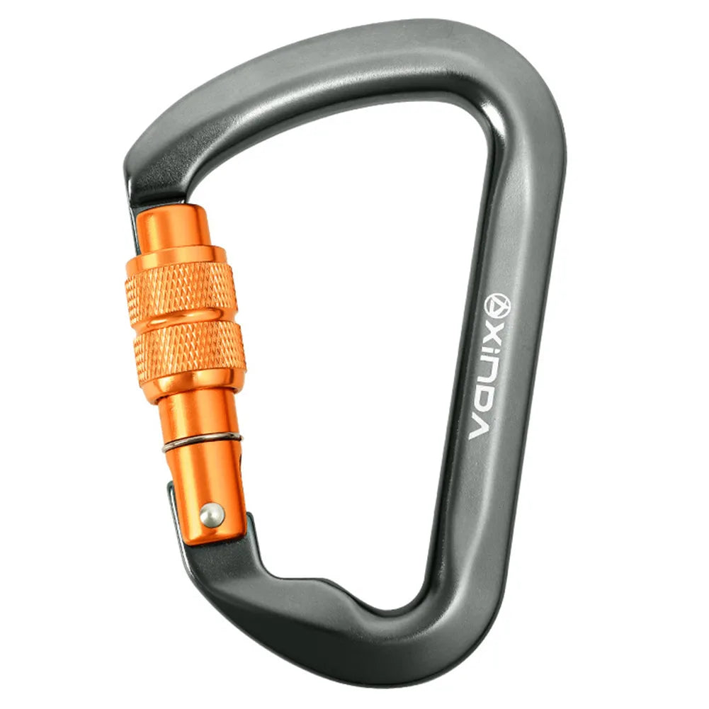 Rock Climbing Carabiner Heavy Duty Caribeaner Rappelling and Mountaineering