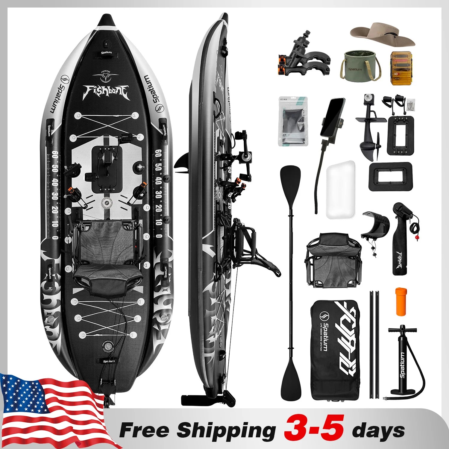 Pedal Drive Kayak Capacity 660LBS