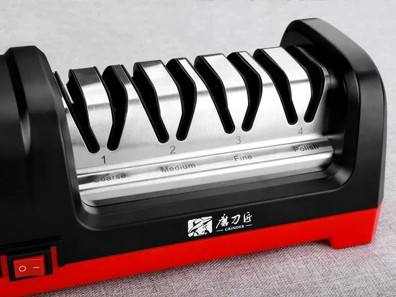 4 Stage Diamond Electric Knife Sharpener