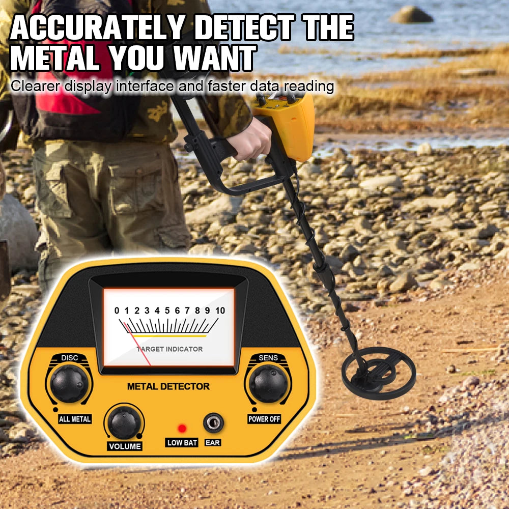 MD-5090 High Sensitivity Metal Detector Underground Portable Gold Detector Underwater Metal Finder Length Adjustable Tools