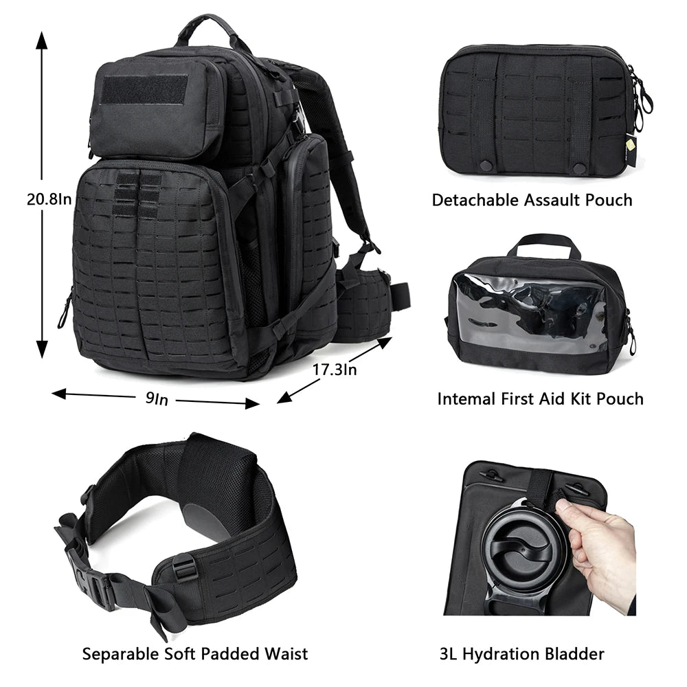 Medium Tactical  Rucksack With Hydration bag