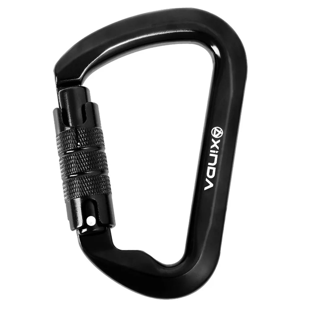 Rock Climbing Carabiner Heavy Duty Caribeaner Rappelling and Mountaineering