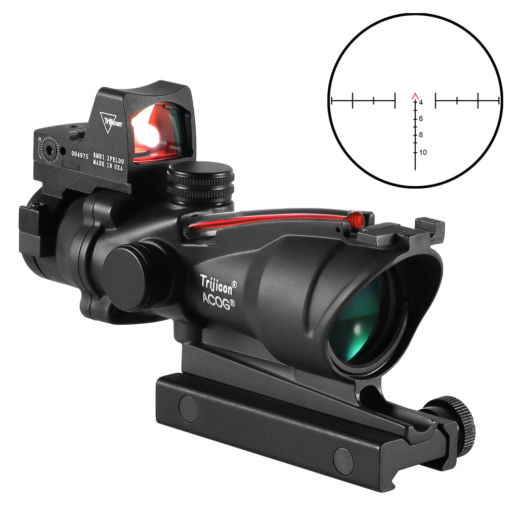 4x32 Red Dot 1x  4x  Red Do 20mm Rail Scope