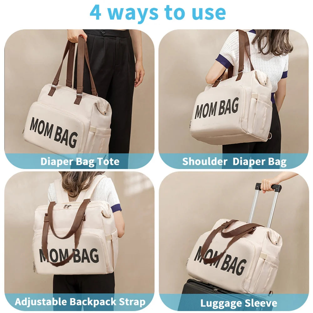 Mommy Bag  for Outdoor Travel Baby Care Large Capacity Multifunctional