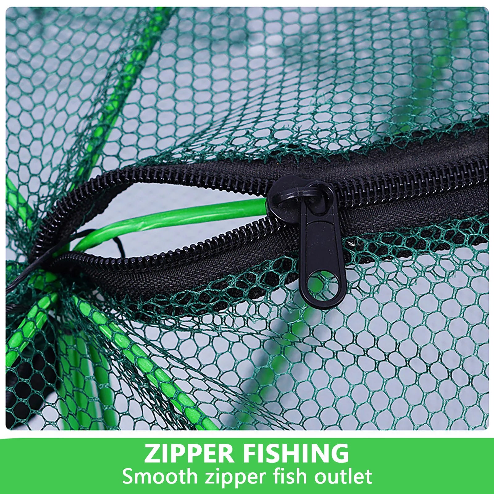 Folding fish cage trap fishing tool kit fish shrimp crayfish crab fishing net nylon material