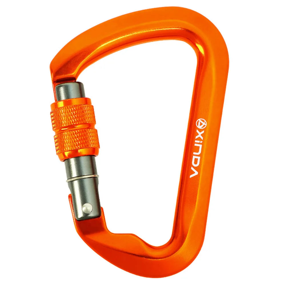 Rock Climbing Carabiner Heavy Duty Caribeaner Rappelling and Mountaineering