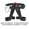 Harness  Rock Climbing Half-Body Safety Protection Equipment  Survival Mountain Tools