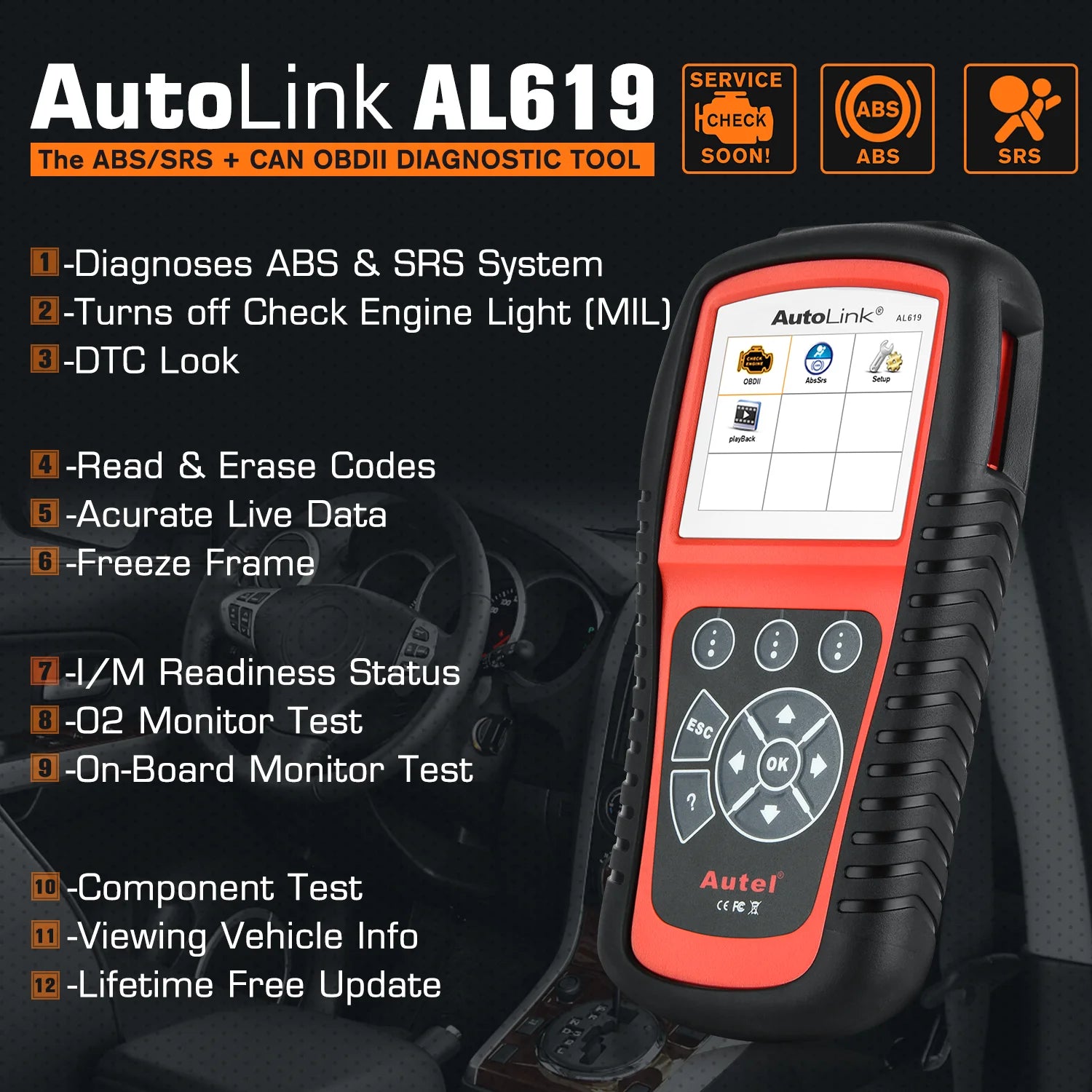 OBD2 Auto Scanner Diagnostic Scan Tool