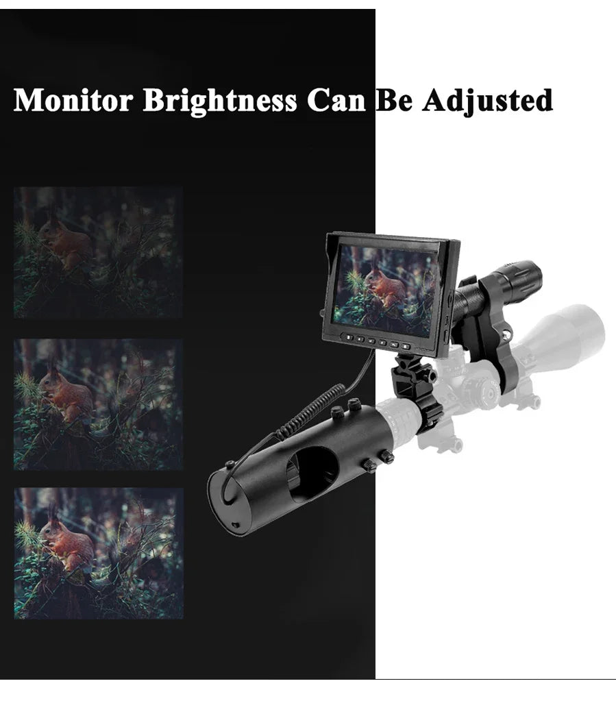 Night Vision Riflescope Hunting Scopes 850nm Infrared LED IR Waterproof Night Vision Hunting Camera