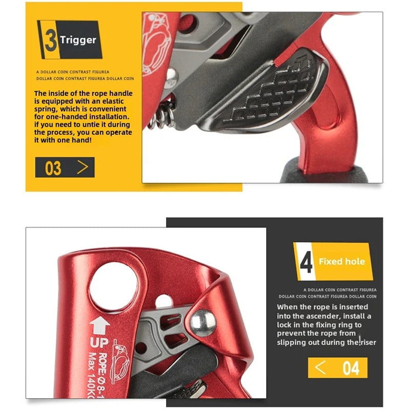 Climbing Hand Ascender;Outdoor Mountaineering