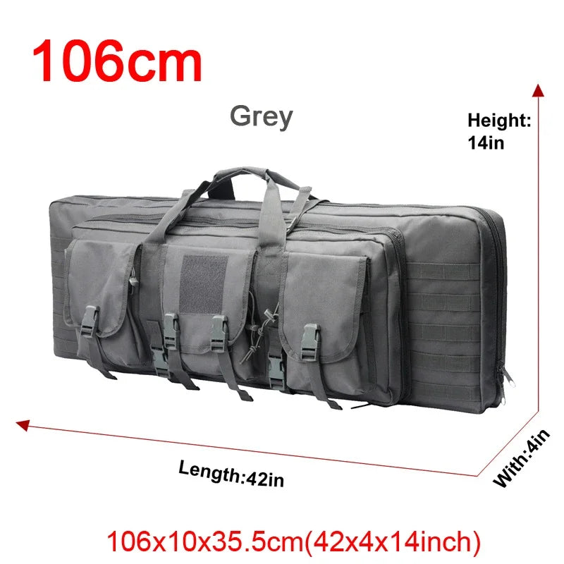 81 97 106 122cm Tactical Gun Bag Double Rifle Case
